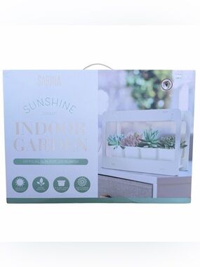 Sarina Sunshine Smart Indoor Garden Planter - White
